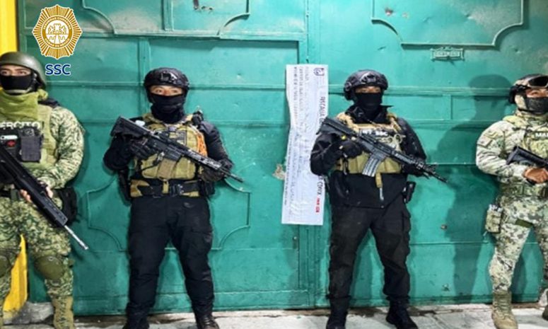 Aseguran droga durante cateo en inmueble de Tlalpan